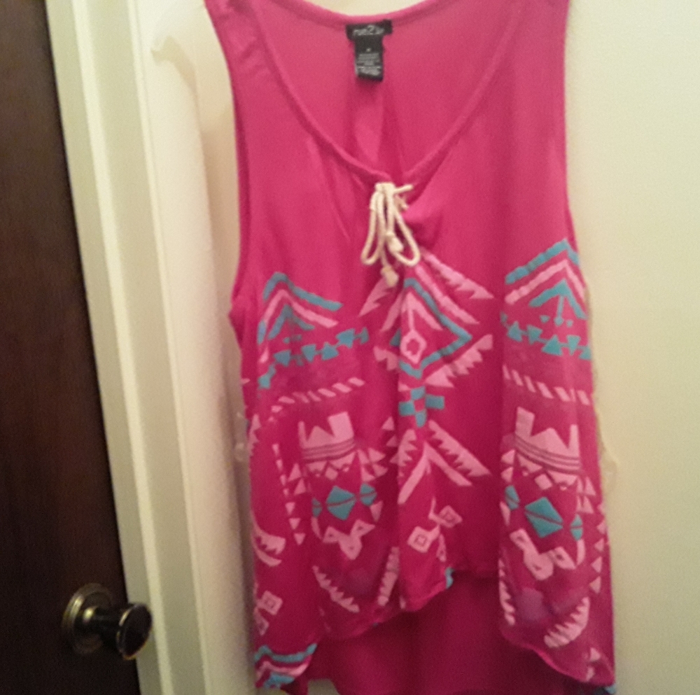 ~Pink tank top shirt~